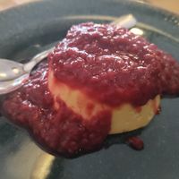 Vegan pannacotta! at Orient Experience in Venice