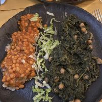 Ravioli con sugo di lenticchie e spinaci con ceci  at Orient Experience in Venice