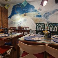 Inside tables at Orient Experience in Venice