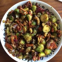 One of the cold dishes (there are also some warm ones)  at Playing With Eels in Berlin