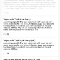 Vegan offers menu at Aubrey Arms in Cardiff