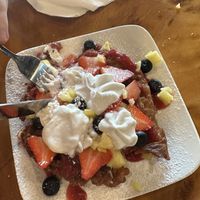 Funnel cake  at 9th Island in Haleiwa