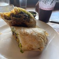 Huge breakfast burrito. at 9th Island in Haleiwa