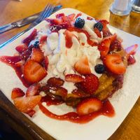Vegan funnel cake  at 9th Island in Haleiwa
