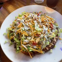 Cheeseburger pizzaa  at 9th Island in Haleiwa