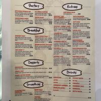 Full menu   at 9th Island in Haleiwa
