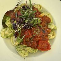 Vegan tortellini   at Restaurant Elbsee in Aitrang