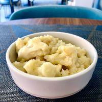 Steamed cauliflower  at CC Palace Hotel Roma in Rome