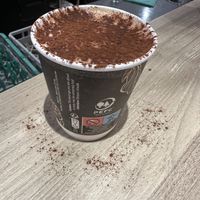 Oat milk cappuccino   at FCO - Caffè Kimbo - T3 in Fiumicino