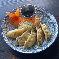 Potstickers  at Asiatique Eatery in Ventura