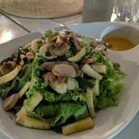 Huge salad! at Isla Grill in Puerto Ayora