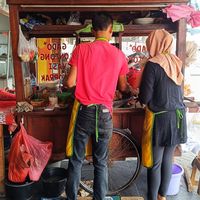 The Gado-Gado Food Cart at Gado Gado Mas Bowo in Jakarta