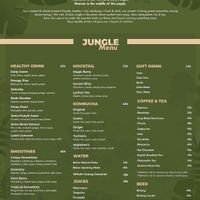 Menu July  at Cretya Jungle in Gianyar