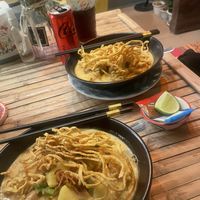 Khao soi   at Secret Garden Vegan Restaurant in Chiang Mai
