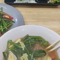 Suki and morning glory at FADA Thai in Koh Phi Phi