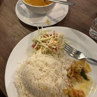 Veggie curry (maybe ask for less spicey)  at Shell Restaurant and Cafe in Dhigurah