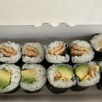 Avocado peanut maki & tofu inari maki.  at Funa Sushi - Weissensee - Takeaway & Delivery in Berlin