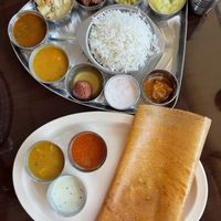 Lunch combo and masala dosa  at Woodlands Indian Cuisine in Chatsworth