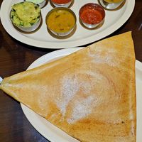 paper dosa at Woodlands Indian Cuisine in Chatsworth