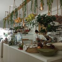 The kitchen at Essencials Café & Ayurveda in Povoa De Varzim