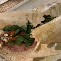 Non-traditional Dosa  at Essencials Café & Ayurveda in Povoa De Varzim