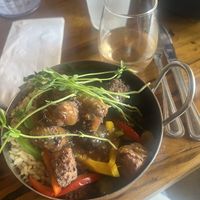 sweet teriyaki bowl no mushroomms  at Brickyard Hollow in Portland