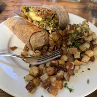 Vegan Wrap  at Blu Jam Cafe in Sherman Oaks