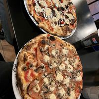 Classica and Melanzana  at Top Pizza in Ljubljana