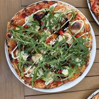 Vegan pizza  at Top Pizza in Ljubljana