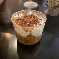 Vegan tiramisu  at Top Pizza in Ljubljana