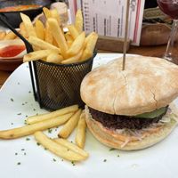 Falafel burger  at Kapitein Zeppos in Amsterdam