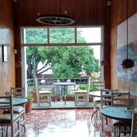 Inside at El Manso Boutique Hostel Restaurant in Guayaquil