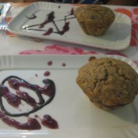 Coconut muffins at Rayen Vegano in Madrid