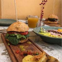 Sándwich  at Rayen Vegano in Madrid