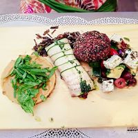 Lentill wrap at Rayen Vegano in Madrid