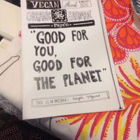 Rayen Vegano's cute menu :) at Rayen Vegano in Madrid