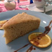Lemon and Lime Cake at Rayen Vegano in Madrid