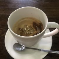 Vietnamese coffee with oat milk  at Bep Chay Nha An Vegetarian Bistro in Phu Quoc