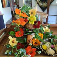 Arty health food at Gold Coast Insight Retreats in Tallebudgera