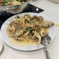 Butter oyster mushroom   at Mama Go Vege Cafe in Ipoh