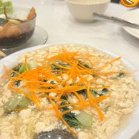 Tofu with xiaobaichye  at Mama Go Vege Cafe in Ipoh