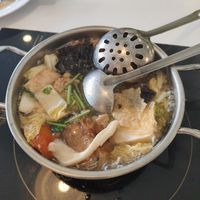 Fish soup at Mama Go Vege Cafe in Ipoh