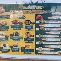 Menu at Mama Go Vege Cafe in Ipoh