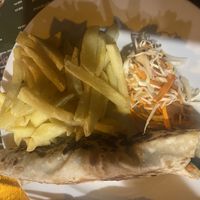 Vegetable wrap  at Machnoo Local Restaurant in Zanzibar