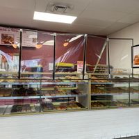 Top 2 rows are vegan. Go crazy my friends!! at Ronald's Donuts in Las Vegas