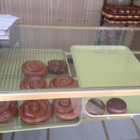 Bakery case at Ronald's Donuts in Las Vegas