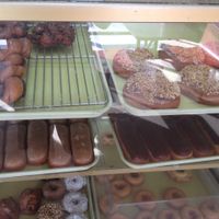 Bakery case at Ronald's Donuts in Las Vegas