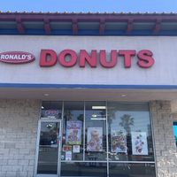 Entrance of building   at Ronald's Donuts in Las Vegas