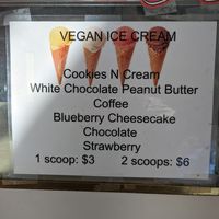 Vegan ice cream! at Ronald's Donuts in Las Vegas