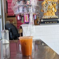Thai tea at Ronald's Donuts in Las Vegas